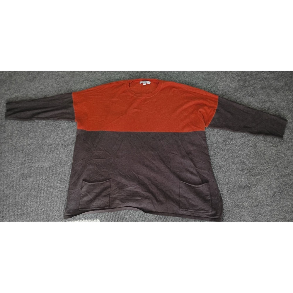 Chicsoul.Com Women's Orange And Brown Sweater Size 2XL/3XL